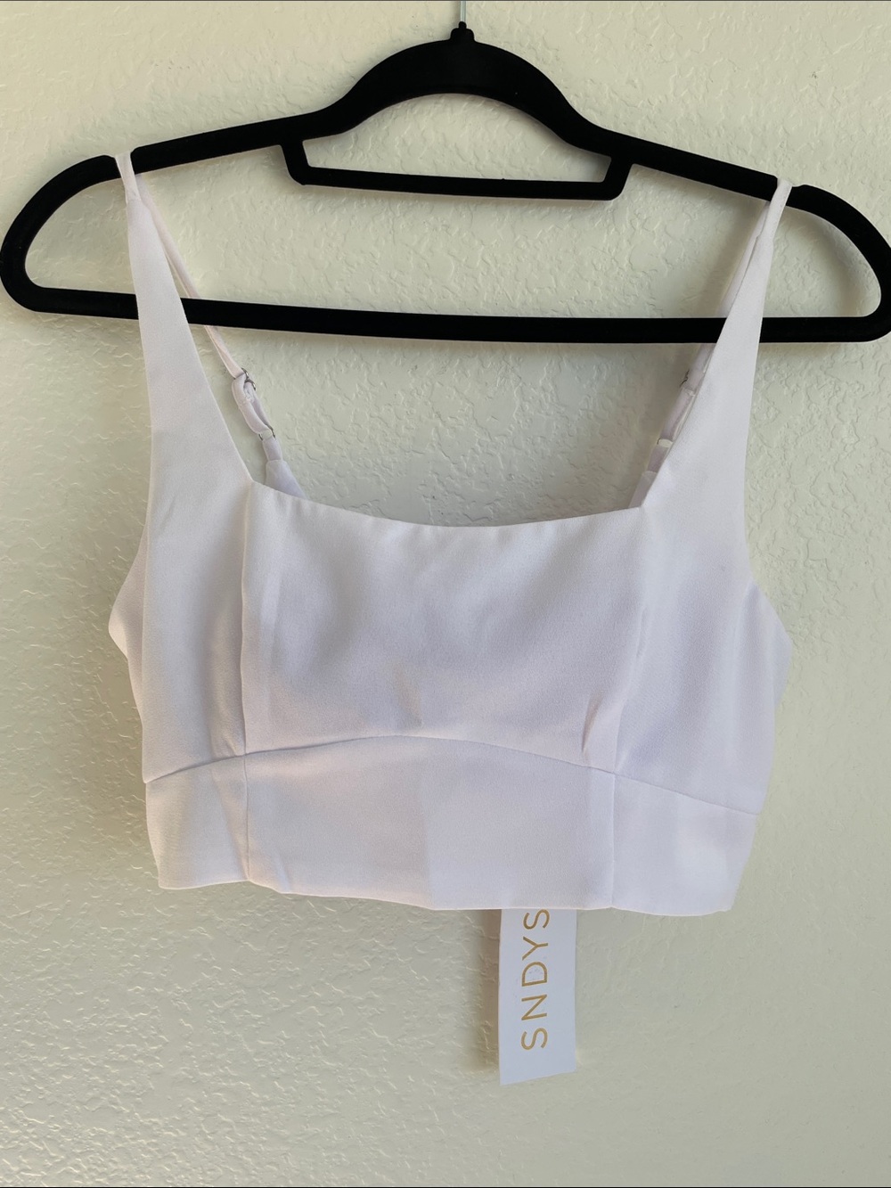 NWT SNDYS Zanita White Crop Top Tank | 4 - Picture 2 of 15
